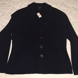 Talbots Wool Sweater Blazer NWT Size XL